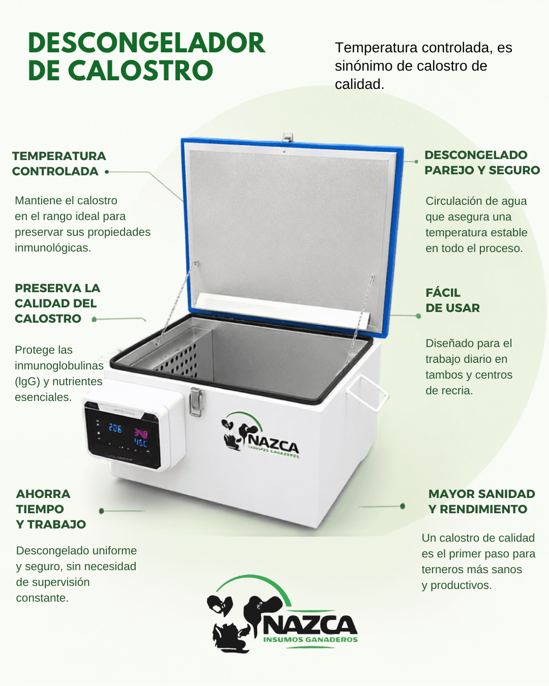 Descongelador de calostro
